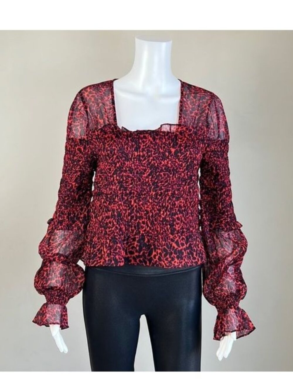 WALTER BAKER Serena Square Neck Top - M